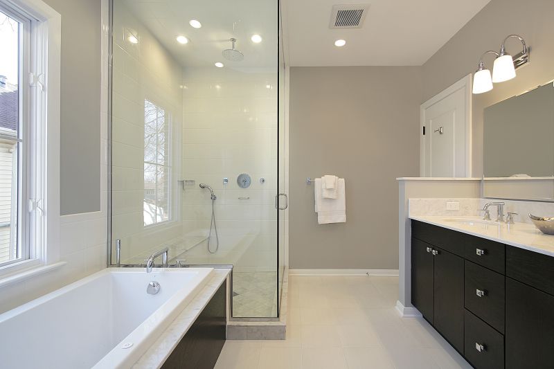 Sophisticated Shower with Frameless Glass